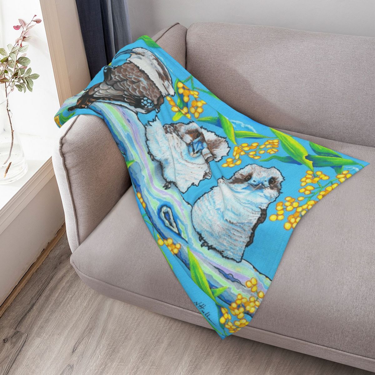 Kindred Kookaburras Throw Blan - Anime Cosplay Idea ulasan dan harga