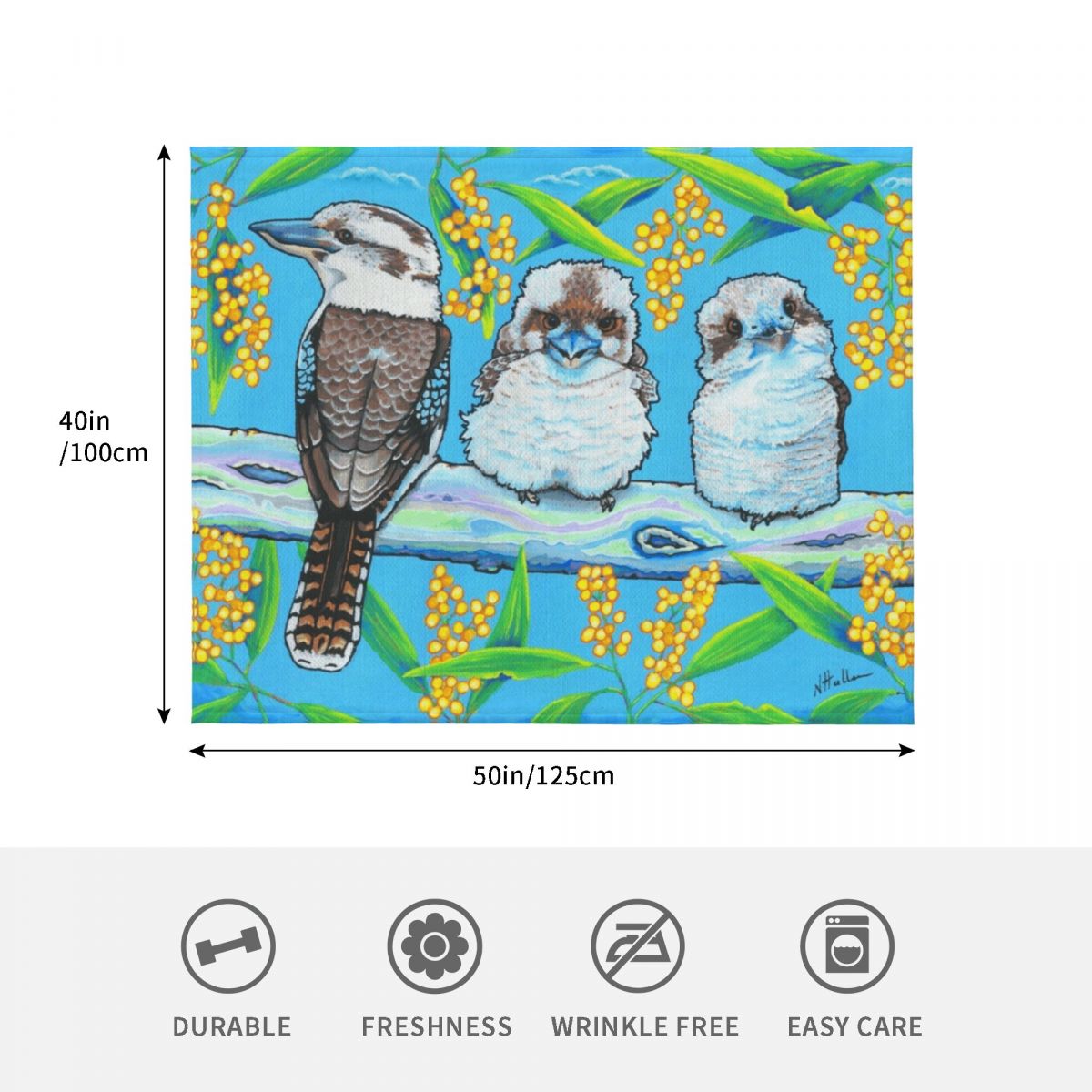 Kindred Kookaburras Throw Blan - Anime Cosplay Idea ulasan dan harga