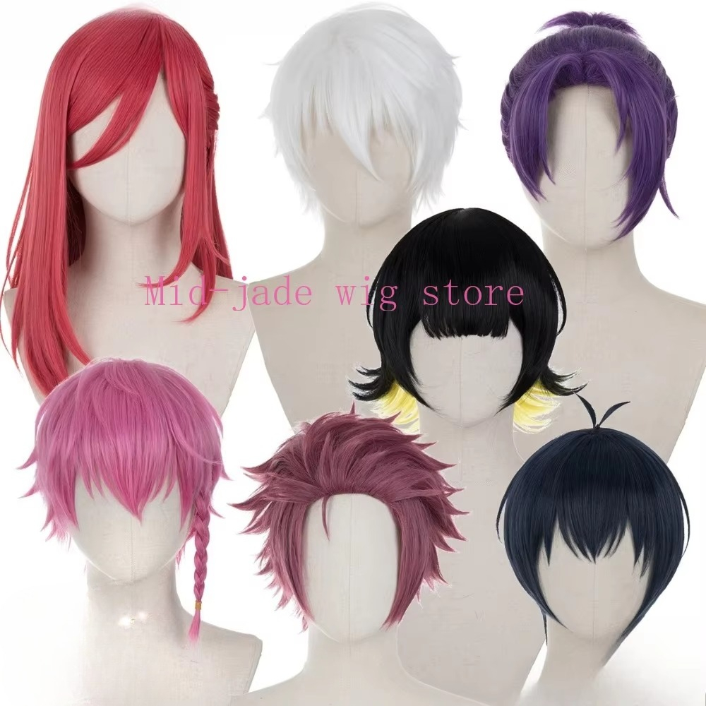 Sae Itoshi Cosplay Wig Blue Bl - Anime Cosplay Blue Hair ulasan dan harga